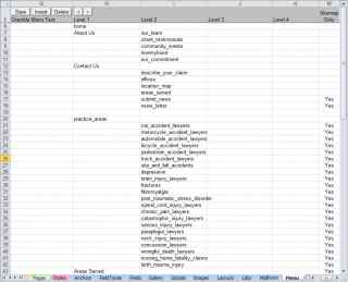 Sample menu definition in PHPXL Sample menu definition in PHPXL