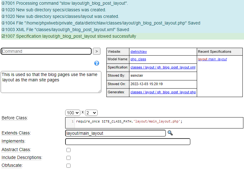 Inheriting the main layout for blog pages Inheriting the main layout for blog pages