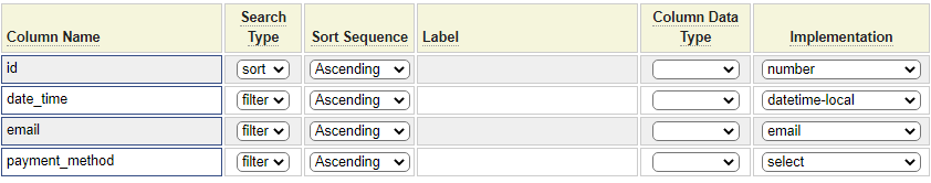 New browse search fields after adding indexes New browse search fields after adding indexes
