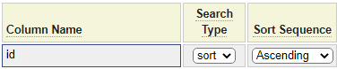 Defaulted browse keys Defaulted browse keys