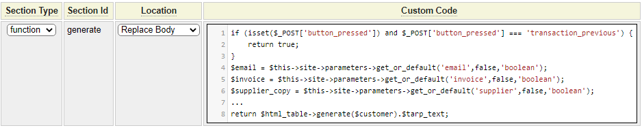 order_summary custom page definition order_summary custom page definition