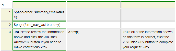 Order Summary Order Summary